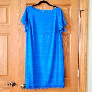 London Times Blue  Dress